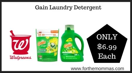 Walgreens: Gain Laundry Detergent
