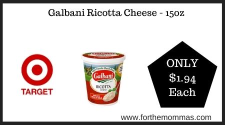 Target: Galbani Ricotta Cheese