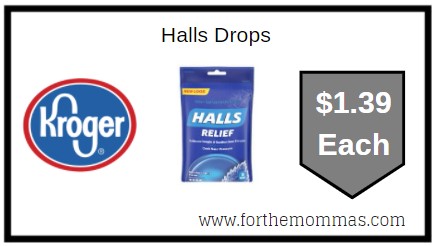 Kroger: Halls Drops ONLY $1.39 Each Thru 1/9