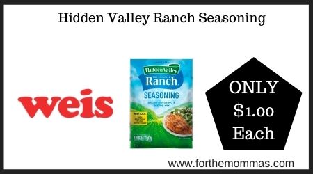 Weis: Hidden Valley Ranch Seasoning