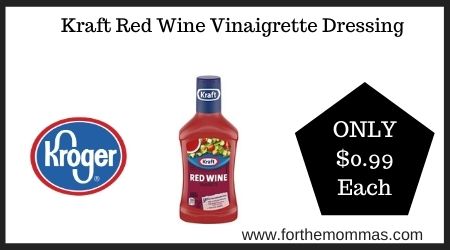 Kroger: Kraft Red Wine Vinaigrette Dressing