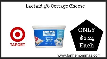 Target: Lactaid 4% Cottage Cheese