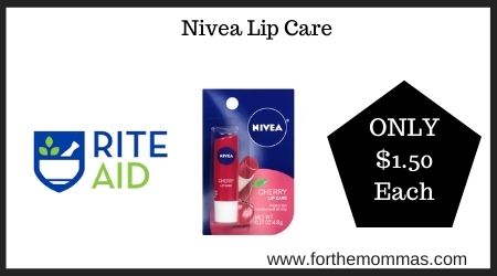 Rite Aid: Nivea Lip Care ONLY $1.50 Each