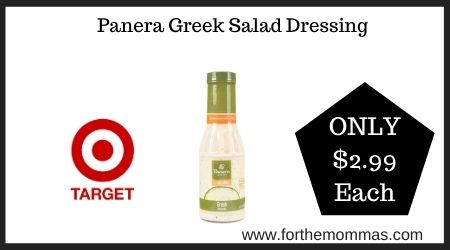 Target: Panera Greek Salad Dressing