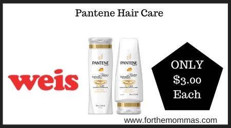 Weis: Pantene Hair Care