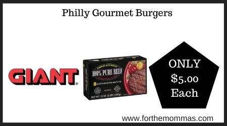 Giant: Philly Gourmet Burgers