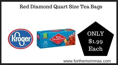 Kroger: Red Diamond Quart Size Tea Bags