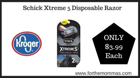 Kroger: Schick Xtreme 5 Disposable Razor