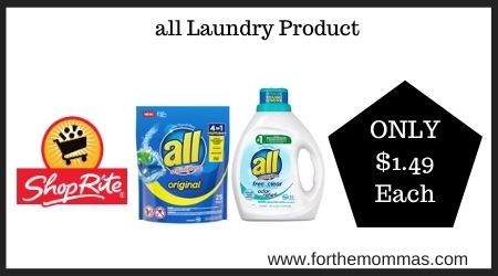 ShopRite: all Laundry Product