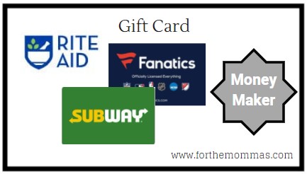 Rite Aid: Gift Card Moneymaker