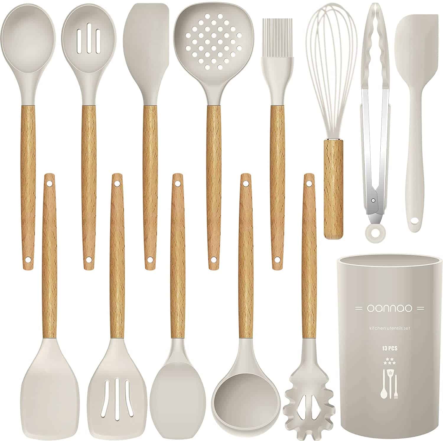Amazon: 14 Pcs Silicone Cooking Utensils Kitchen Utensil Set ONLY $27 Shipped