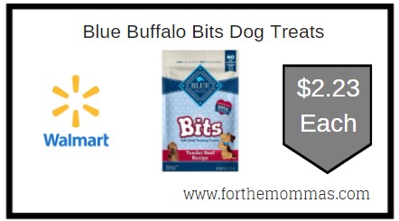 Walmart: Blue Buffalo Bits Dog Treats ONLY $2.23 Each Thru 1/11