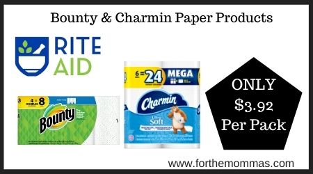 Rite Aid: Bounty & Charmin Paper Products
