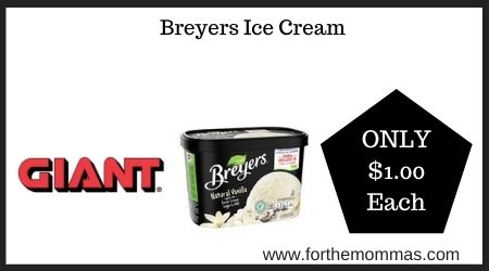 Giant: Breyers Ice Cream