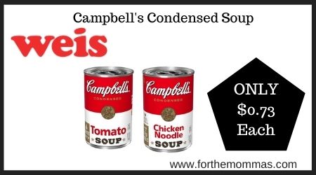 Weis: Campbell's Condensed Soup