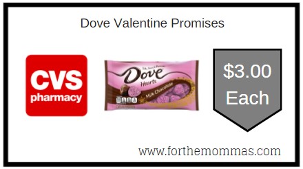 CVS: Dove Valentine Promises ONLY $3.00 Each