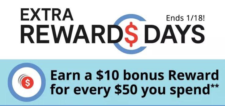 Extra Rewards Days at JCPenney: $10 Reward on $50 + an Extra 25% to 30% off
