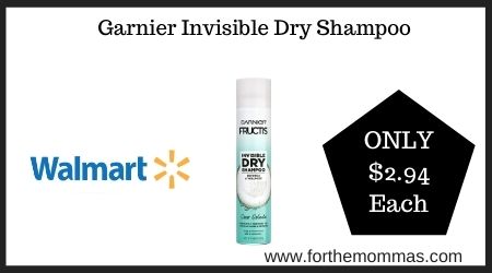 Walmart: Garnier Invisible Dry Shampoo