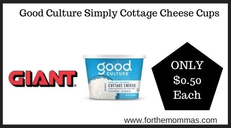 Giant: Good Culture Simply Cottage Cheese Cups