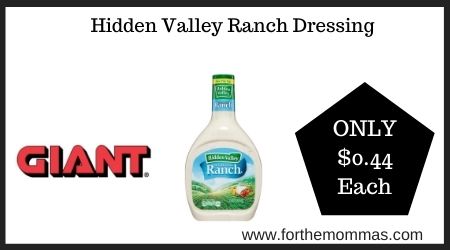 Giant: Hidden Valley Ranch Dressing