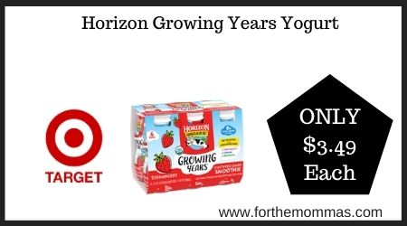Target: Horizon Growing Years Yogurt