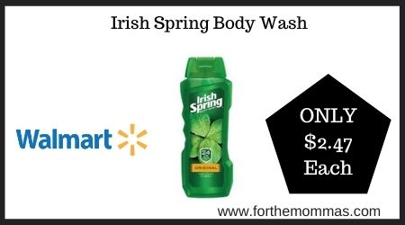 Walmart: Irish Spring Body Wash