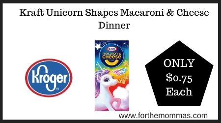 Kraft Unicorn Shapes Macaroni & Cheese Dinner