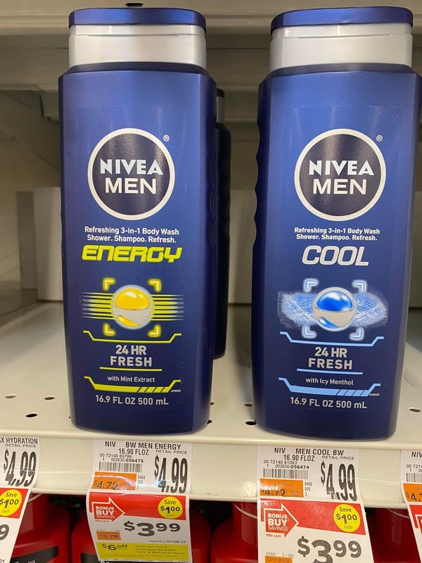 Nivea Men's Body Wash