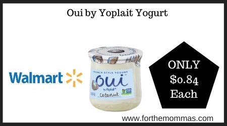 Walmart: Oui by Yoplait Yogurt