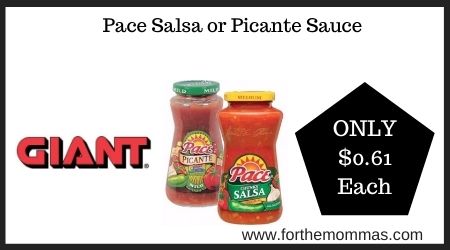 Giant: Pace Salsa or Picante Sauce
