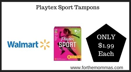 Walmart: Playtex Sport Tampons
