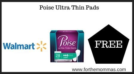 Walmart: Poise Ultra Thin Pads