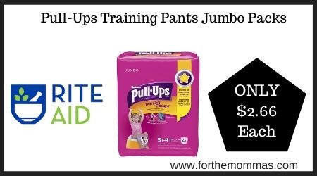 Rite Aid: Pull-Ups Training Pants Jumbo Packs