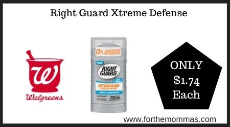 Right Guard Xtreme Defense
