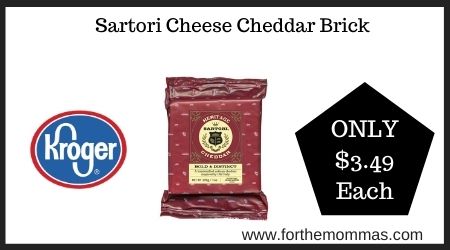 Kroger: Sartori Cheese Cheddar Brick