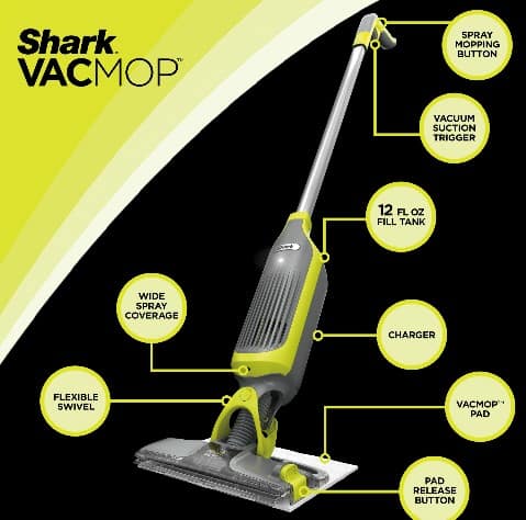 Walmart: Shark VacMop Cordless Hard Floor Vacuum Mop with Disposable Pad 