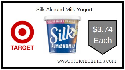 Target: Silk Almond Milk Yogurt Only $3.74