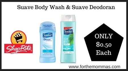 ShopRite: Suave Body Wash & Suave Deodoran