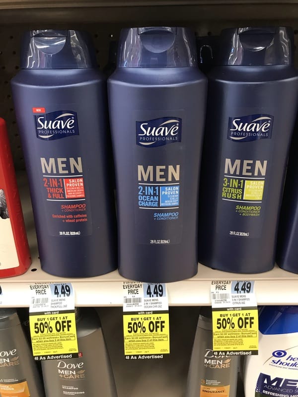 Rite Aid: Suave Men Hair Care