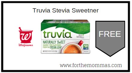 Walgreens: Free Truvia Stevia Sweetner