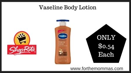 ShopRite: Vaseline Body Lotion