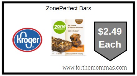 Kroger: ZonePerfect Bars ONLY $2.49 Each