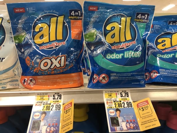 all Mighty Pacs Detergent