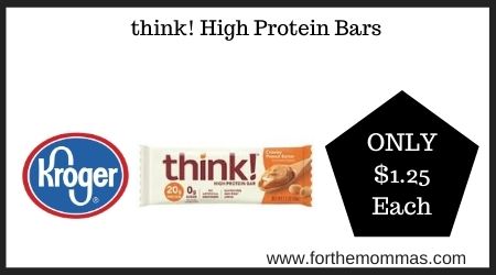 Kroger: think! High Protein Bars