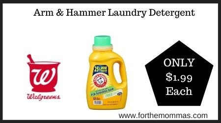 walgreens: Arm & Hammer Laundry Detergent