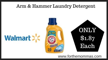 Walmart: Arm & Hammer Laundry Detergent