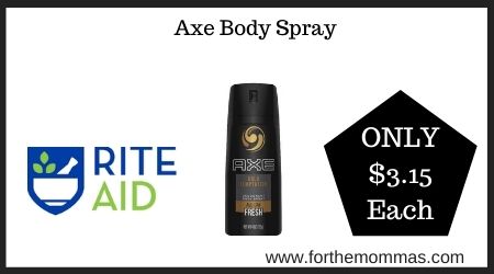 Rite Aid: Axe Body Spray