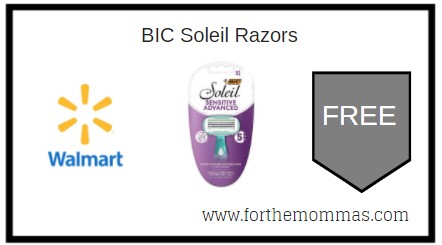 Walmart: Free BIC Soleil Razors Thru 2/24
