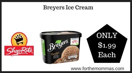 ShopRite: Breyers Ice Cream