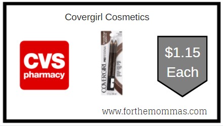 CVS: Covergirl Cosmetics as low as $1.15 Each 